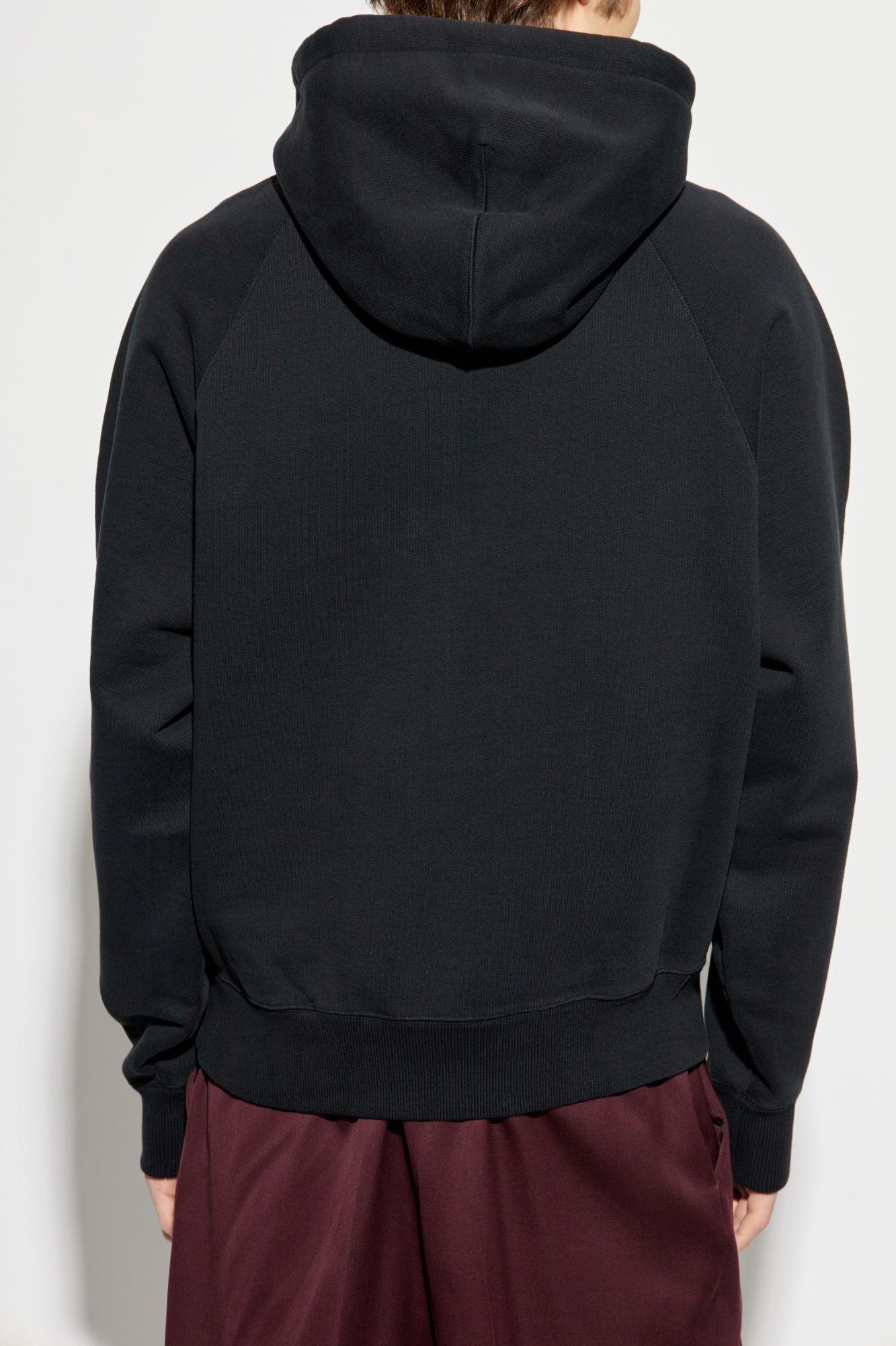Black Sweatshirt with logo Ami Alexandre Mattiussi - Vitkac